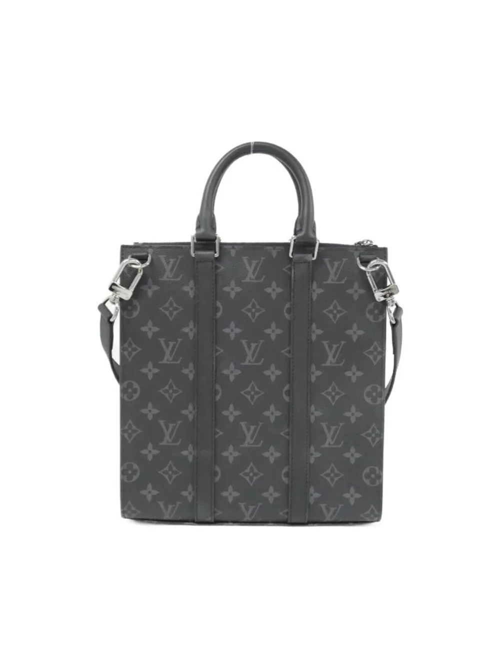 Louis Vuitton Monogram Eclipse Sac Plat Cross